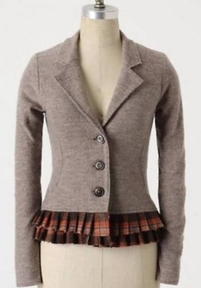 Anthropologie Rosie Neira Ruffle Winding Willow
